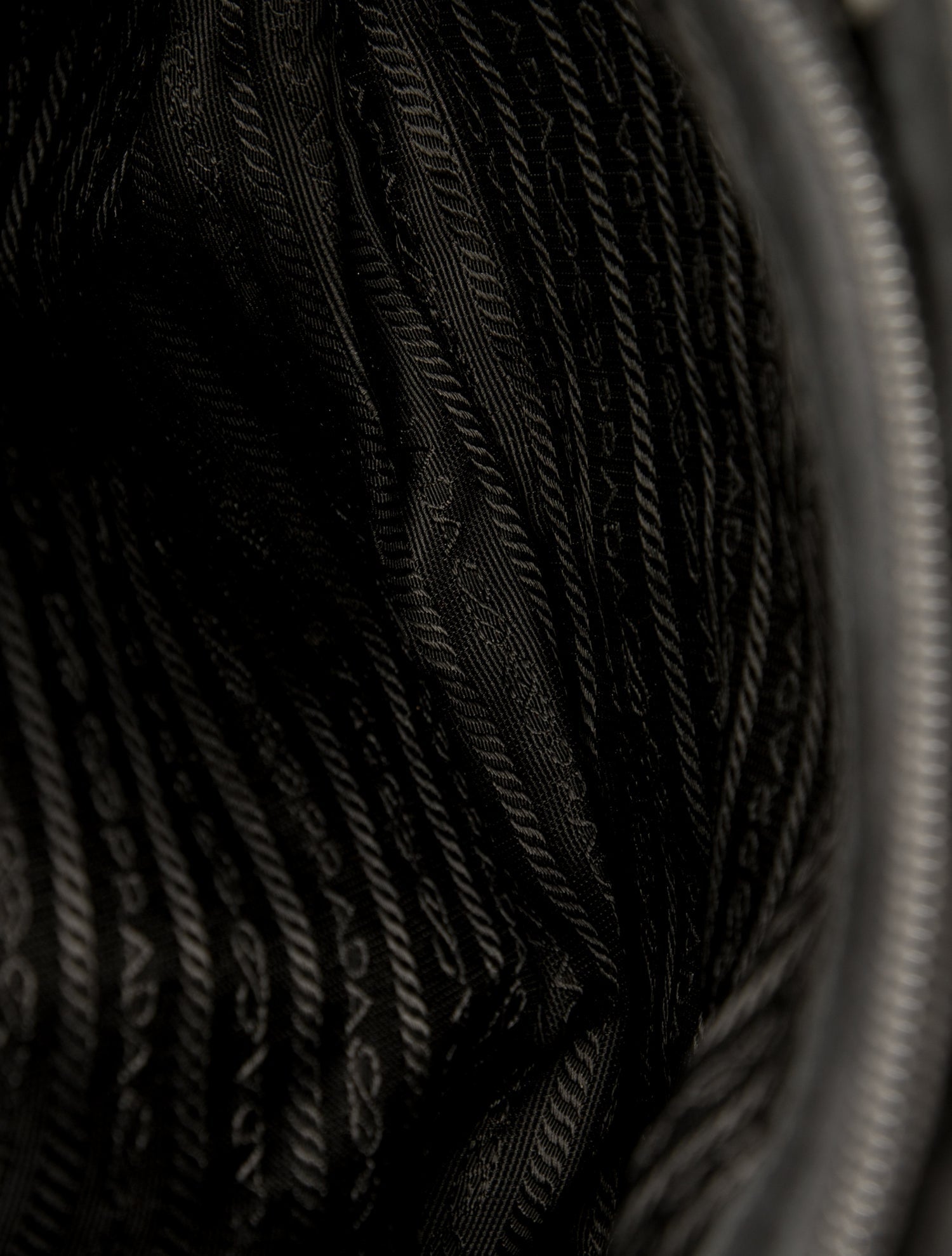 Prada Enameled Metal Triangle Top Handle Bag